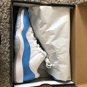 Retro 11 low tops baby blue!